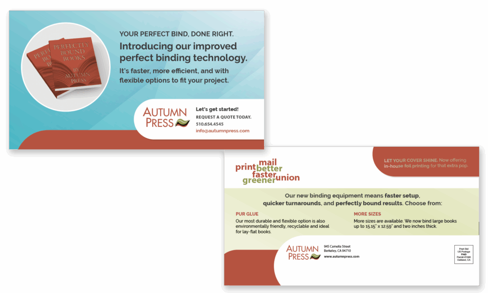 Collateral: Marketing Mailer Postcard